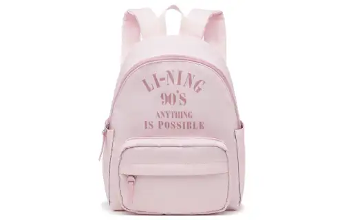 Li Ning Sports Life Collection Fabric Sports Backpack Regular Women's Primrose Pink