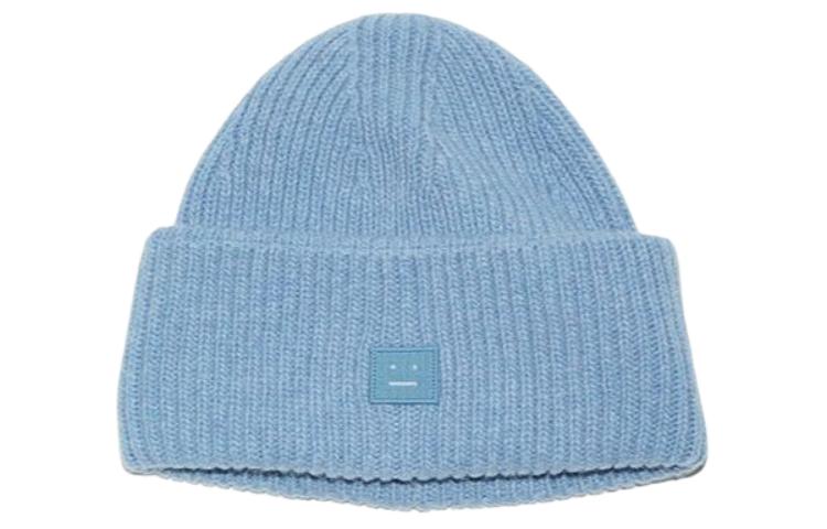 Шапка Acne Studios Бини из шерсти (синяя)