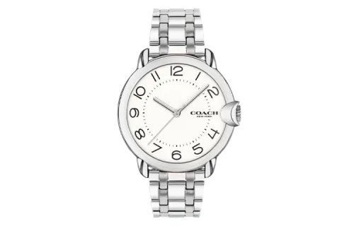 COACH Wrist Watches Quartz Movement Stainless Steel Strap 36mm White Dial Women's Watch