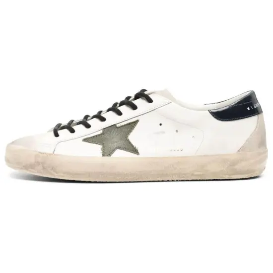 Golden Goose Super-Star Distressed Leather Sneakers
