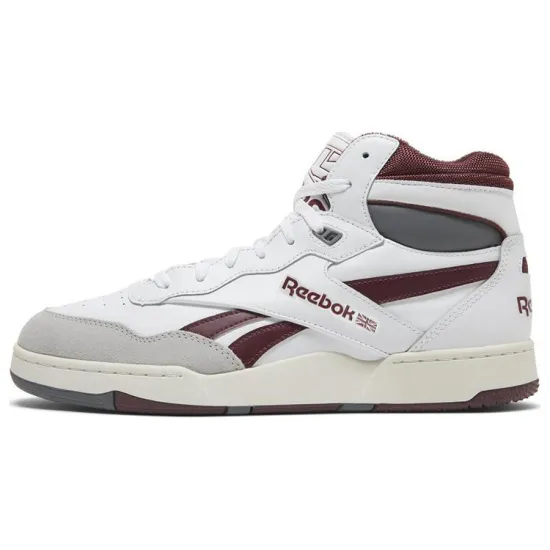 BB4000 Reebok 2 Mid 'White Classic Maroon'