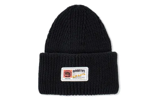 Li Ning Acrylic, Sheep Wool Beanies Unisex Black