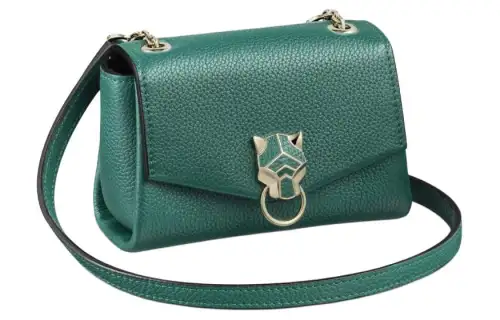 CARTIER PANTHÈRE Calfskin Shoulder Bag, Crossbody Bag Mini Women's Bright Green