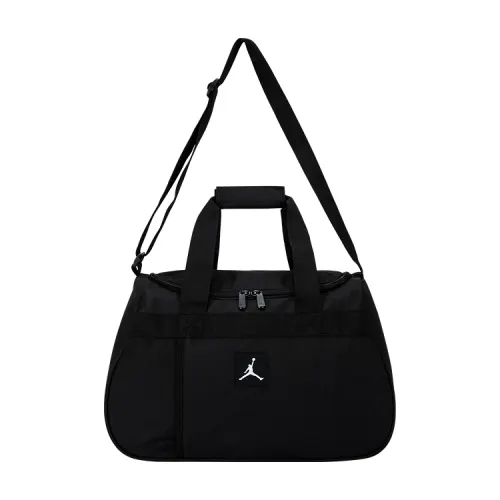 Jordan Polyester Monogram Bag, Travel Bag, Luggage Bag, Gym Bag Medium Unisex Jet Black