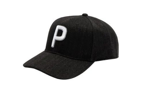 PUMA Polyester Baseball Caps Men's Black Gray