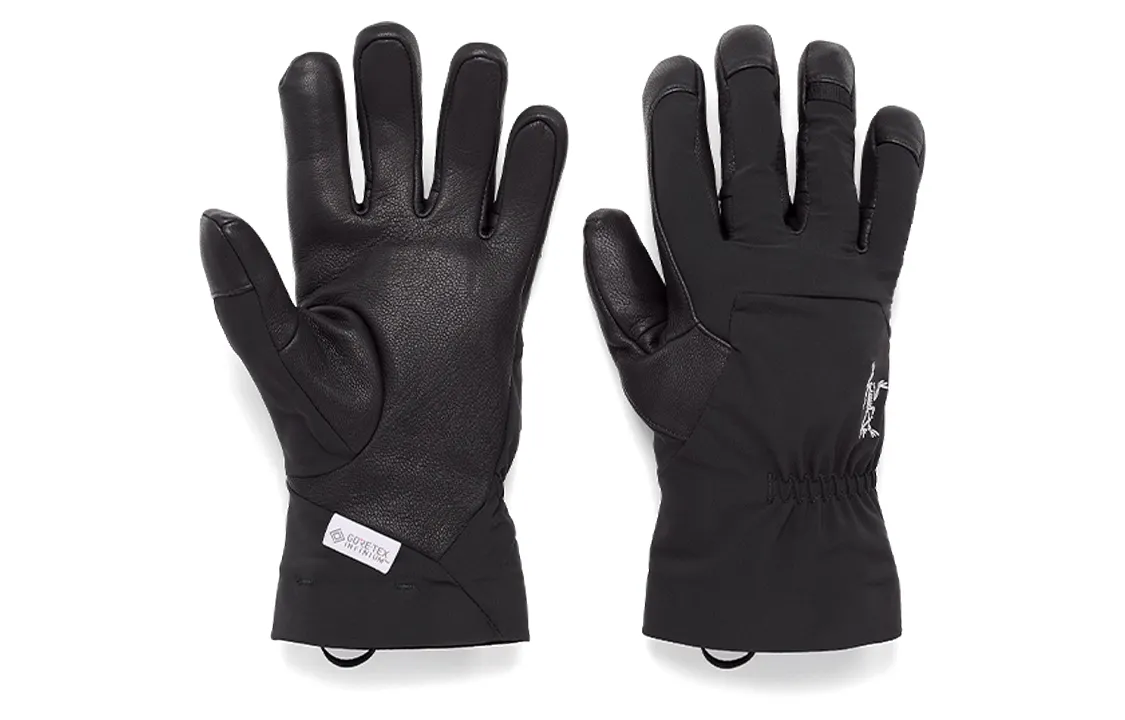 Arc'teryx Goatskin Knit Gloves Unisex Black