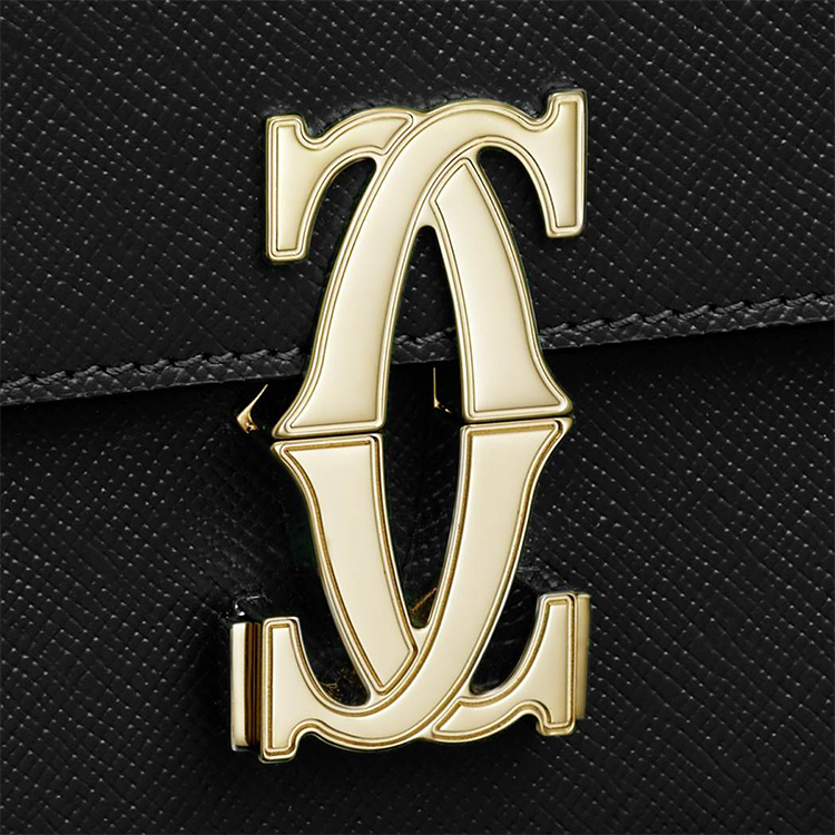 Женская сумка Cartier C de Cartier (черная) — фото 2