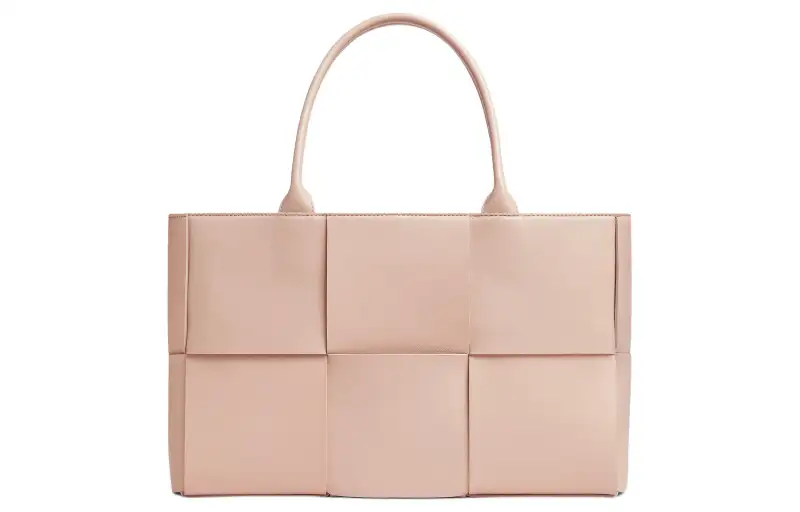 Bottega Veneta ARCO Sheepskin Tote Bag, Shopping Bag, Handbag Medium Women's Lotus Powder