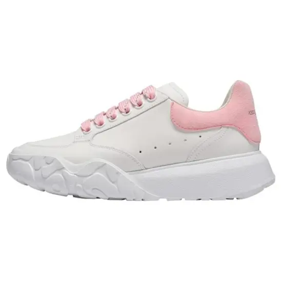 Alexander McQueen Oversized Court Trainer 'White Pink' Women's