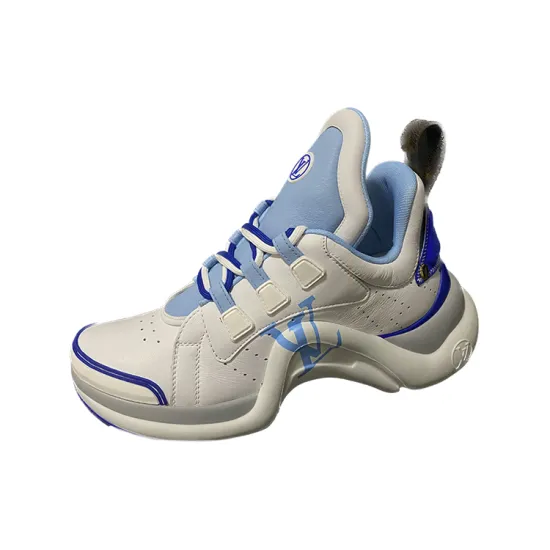 LOUIS VUITTON Archlight 1.0 Low Top Casual Shoes Women's White Blue