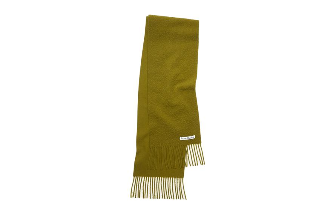 Шарф Acne Studios (оливковый)