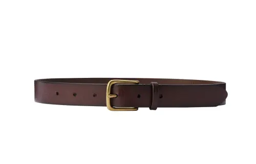 UNIQLO Solid Color Decoration, Pin Buckle Cow Leather Belts Women's Brown/Black Width 3CM