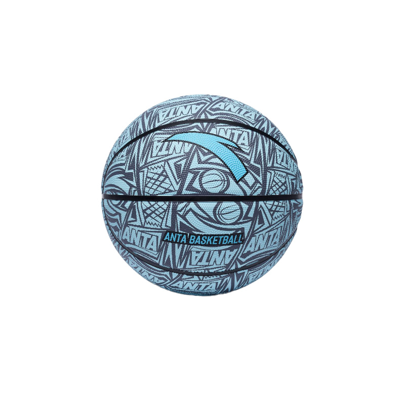 Anta Rubber Basketball Blue Size 5 Ball, Size 7 Ball Training Unisex