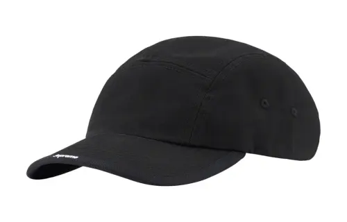 Supreme 100% Cotton Twill Baseball Caps Unisex Black