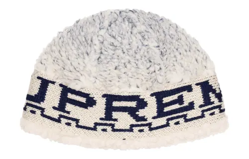 Supreme Sherpa Logo Beanie
