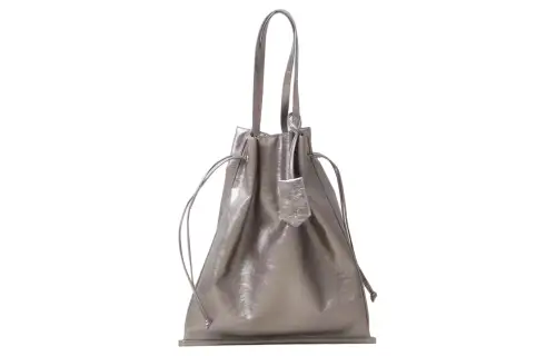 Converse Synthetic Leather One Shoulder Handbag Regular Unisex Silver