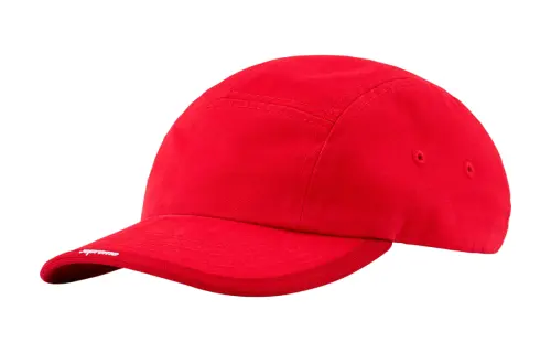 Supreme 100% Cotton Twill Baseball Caps Unisex Red
