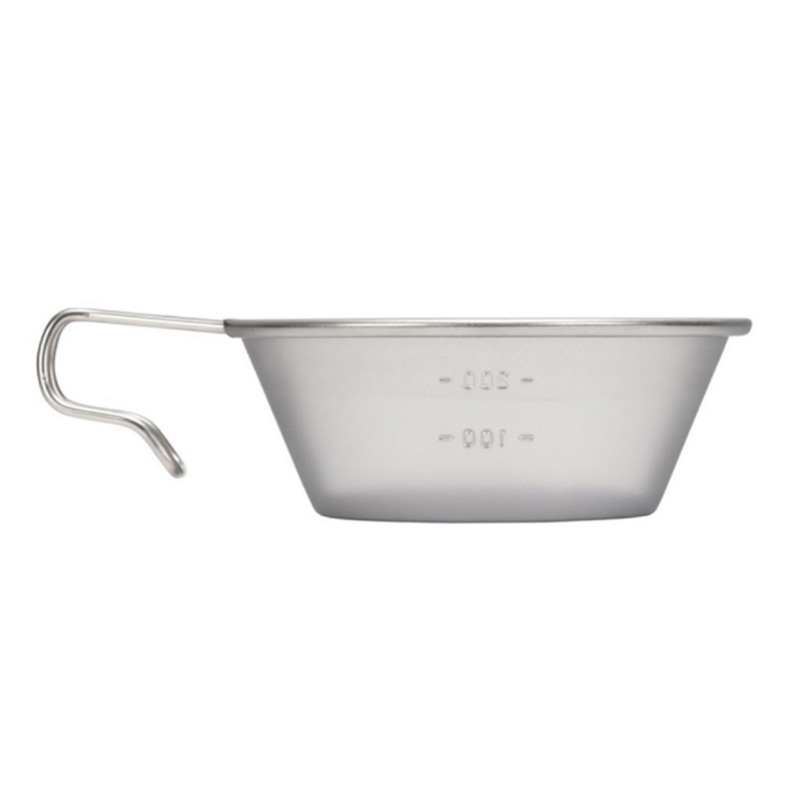 Snow Peak Tableware Snow Peak Snow Khaki Bowl 1 2 Persons Titanium Steel 310ml