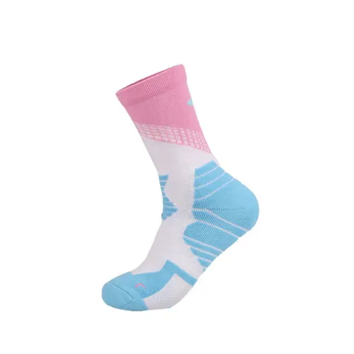 Li Ning, basketball breathable knee socks for men and women, increased thickness, mid-length