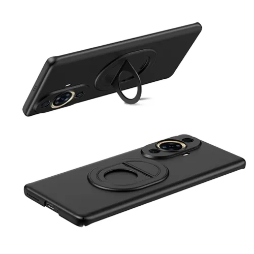 Baoguang PC material, magnetic folding ring buckle, lens all-inclusive protection, high-quality anti-fall case, high-looking and simple mobile phone case, suitable for Huawei nova12 nova11 NOVA10Pro business style