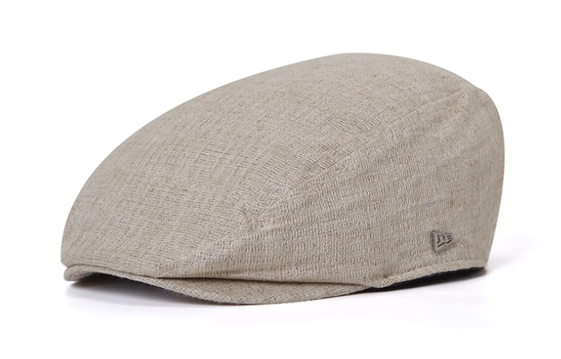New Era Cotton Linen Hats & Caps Unisex Gray