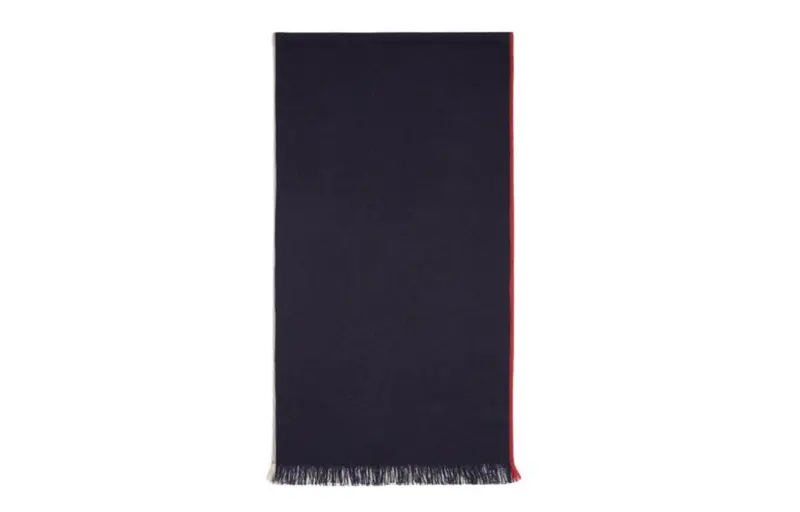 Loro Piana Knit Scarves Men's Blue