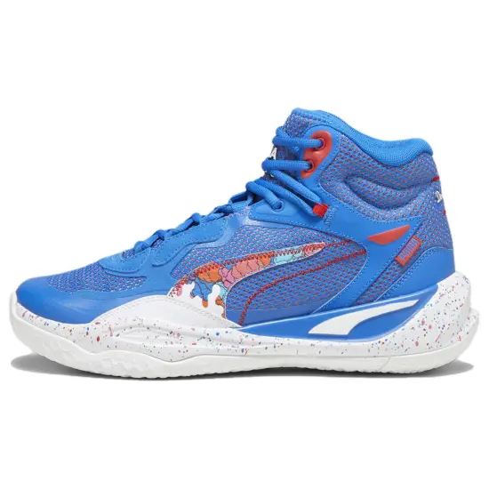 PUMA Playmaker Pro Mid Dylan 'Bluemazing Red'