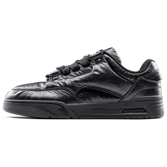 ANTA AOJIE Skateboard Shoes Men Low-Top Black
