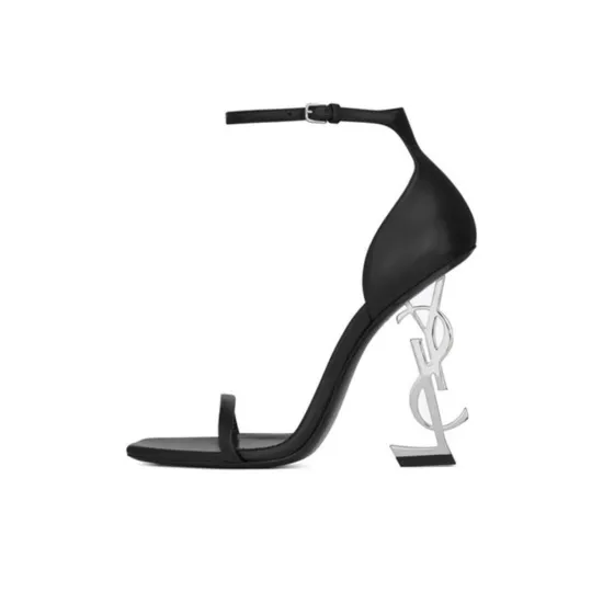SAINT LAURENT Opyum Ankle-Strap Sandals Women's