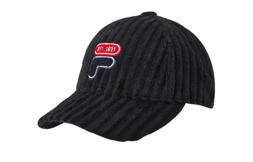 FILA Cotton, Corduroy, Polyester Baseball Caps Kids' Black, Pink