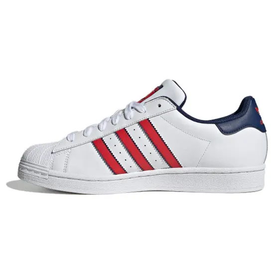 Adidas Superstar 'White Scarlet Dark Blue'