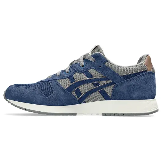 Asics Lyte Classic Cushioning Wear Resistant Low Top Running Shoes Men's Blue Gray