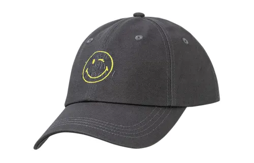 Anta Cotton Fabric Baseball Caps Unisex Dark Gray