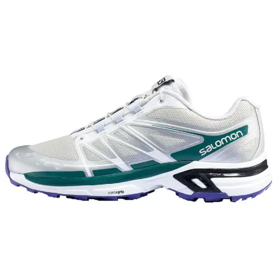 SALOMON XT-Wings 2 Running Shoes Unisex Low-top Grey/white/green