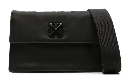 OFF-WHITE Soft Jitney 1.4 Messenger Bag 'Black/White'