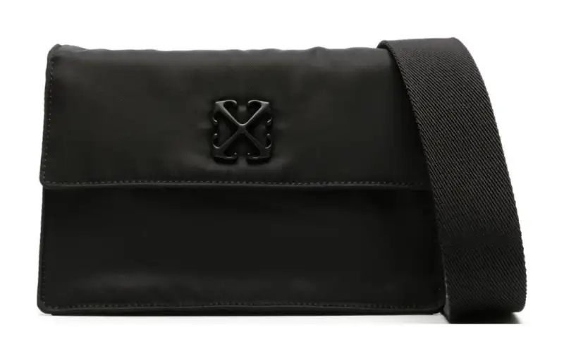 OFF-WHITE Soft Jitney 1.4 Messenger Bag 'Black/White'
