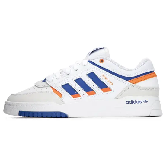 adidas originals Drop Step Skateboarding Shoes Unisex Low-top White/Blue/Orange