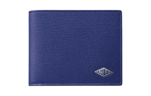 CARTIER Calfskin Card Holder, Wallet Women's Ink