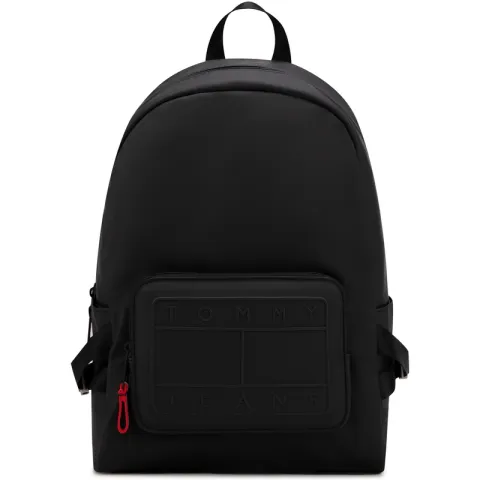 Tommy Hilfiger Artificial Leather Backpack Large Men's Black