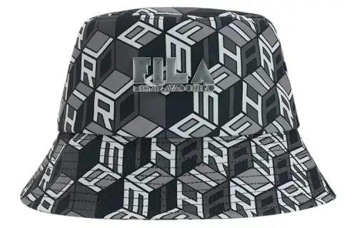FILA Polyester, Cotton Bucket Hats Men's Black