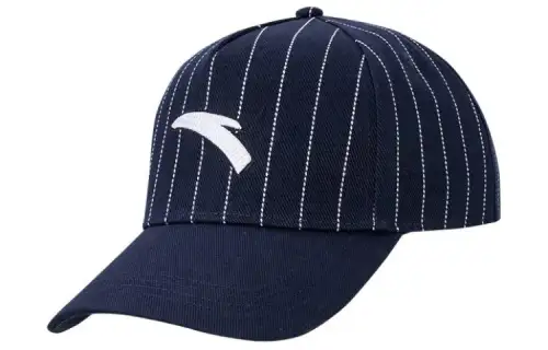 Anta Acrylic Fabric Baseball Caps Unisex Dark Blue
