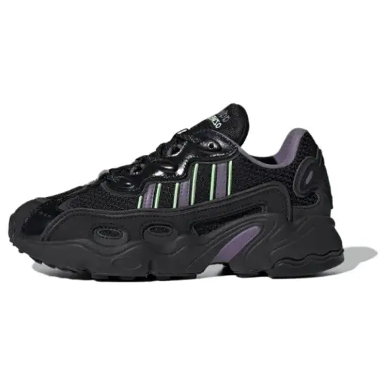 Adidas Originals Ozweego Og Core Black Shadow Violet Green Spark Women's