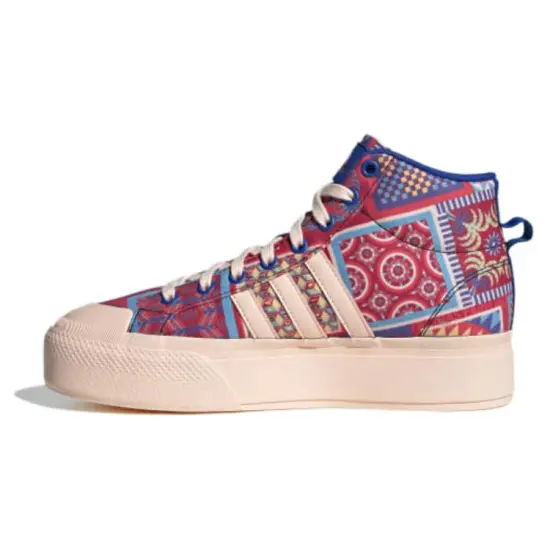 Adidas Neo Bravada 2.0 Platform Mid Bliss Orange Bold Blue Women's