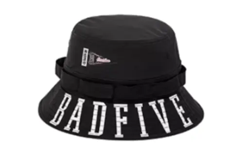 Li Ning Polyester Bucket Hats Unisex Black
