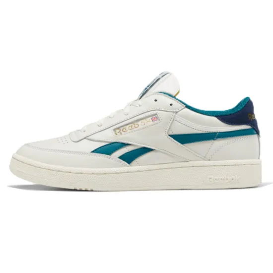 Reebok Club C Skateboarding Shoes Unisex Low-top White/green