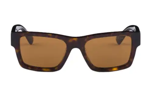 PRADA Irregular Shape Sunglasses Men's Tortoiseshell