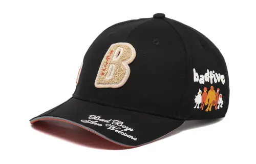 Li Ning Cotton Baseball Caps Unisex Black