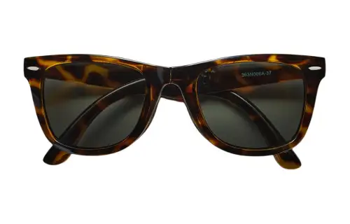 UNIQLO Oval Sunglasses Unisex Black/Tortoiseshell