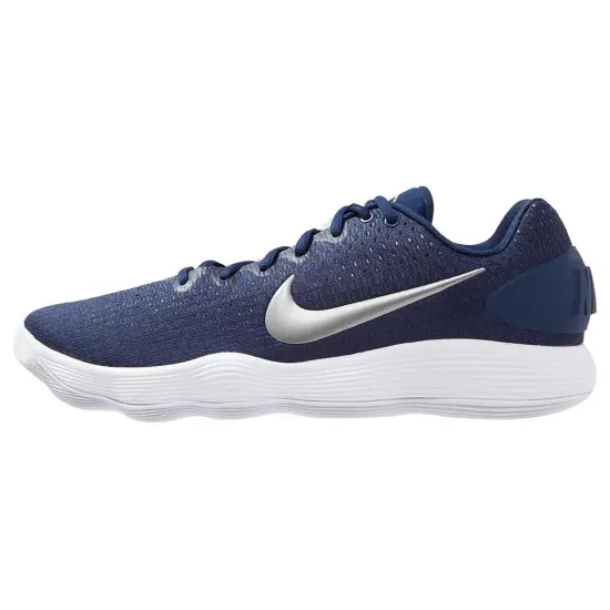 Nike Hyperdunk 2017 Basketball Shoes Men Low-top White/Royal Blue/Fern Green
