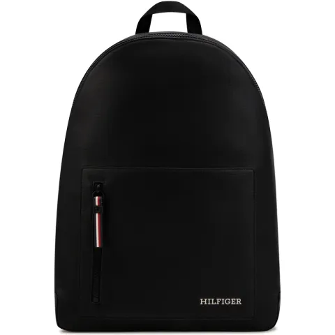 Tommy Hilfiger Artificial Leather Backpack Large Men's Black